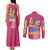 Peach Mario Bros Couples Matching Tank Maxi Dress and Long Sleeve Button Shirt Anime Style