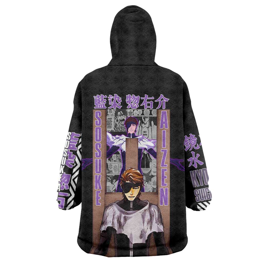 Sosuke Aizen TYBWA Bleach Wearable Blanket Hoodie Anime Style
