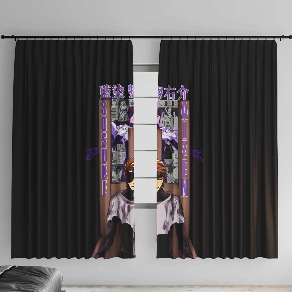 Sosuke Aizen TYBWA Bleach Window Curtain Anime Style
