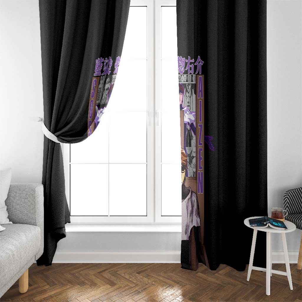 Sosuke Aizen TYBWA Bleach Window Curtain Anime Style