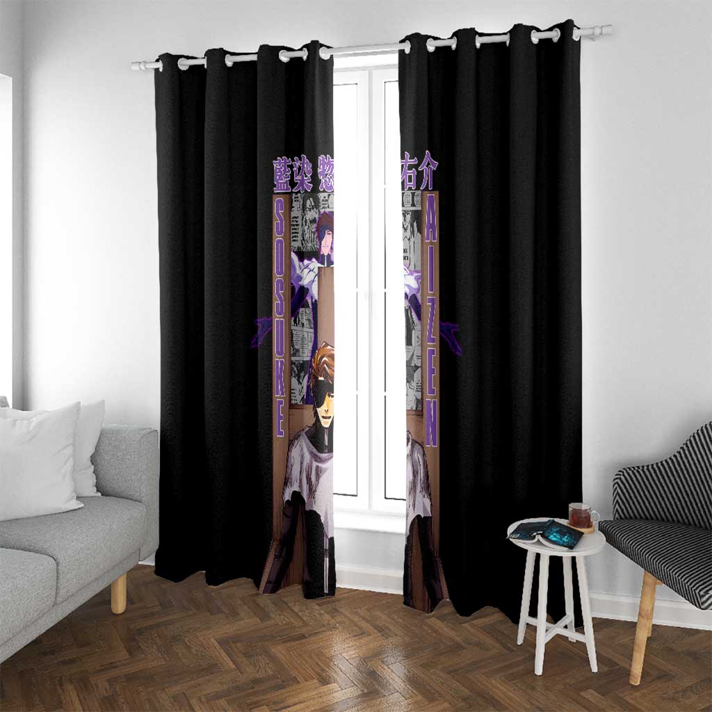 Sosuke Aizen TYBWA Bleach Window Curtain Anime Style