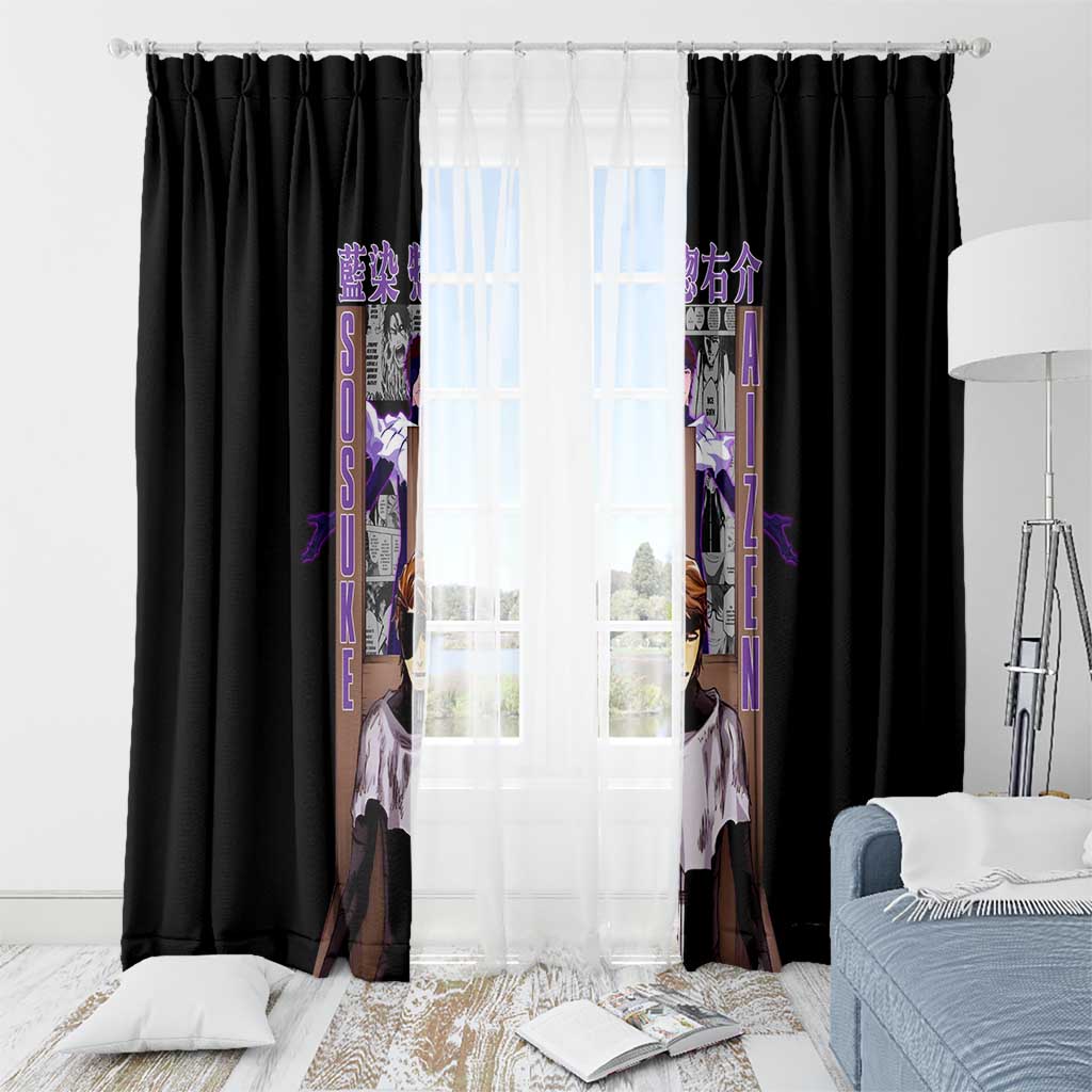 Sosuke Aizen TYBWA Bleach Window Curtain Anime Style