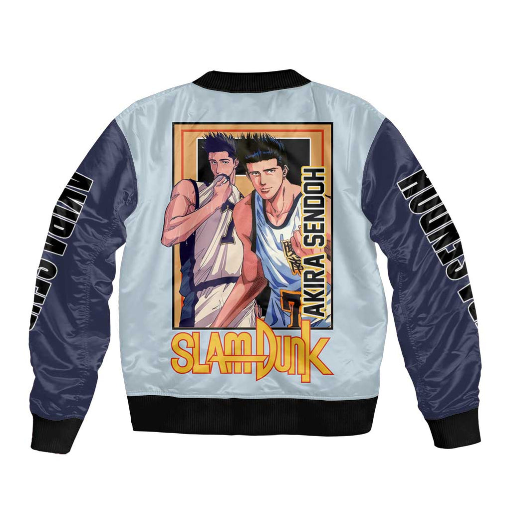 Akira Sendoh Slam Dunk Bomber Jacket Japan Anime Style