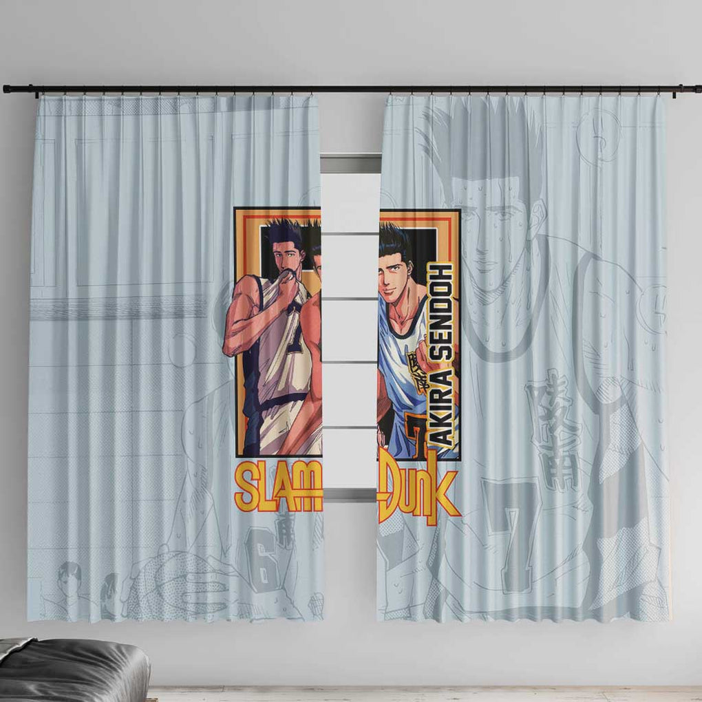 Akira Sendoh Slam Dunk Window Curtain Japan Anime Style