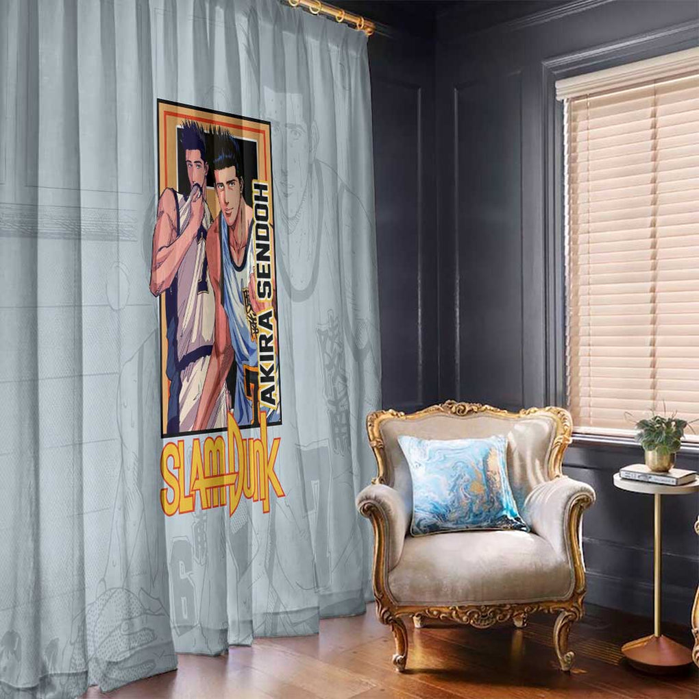 Akira Sendoh Slam Dunk Window Curtain Japan Anime Style