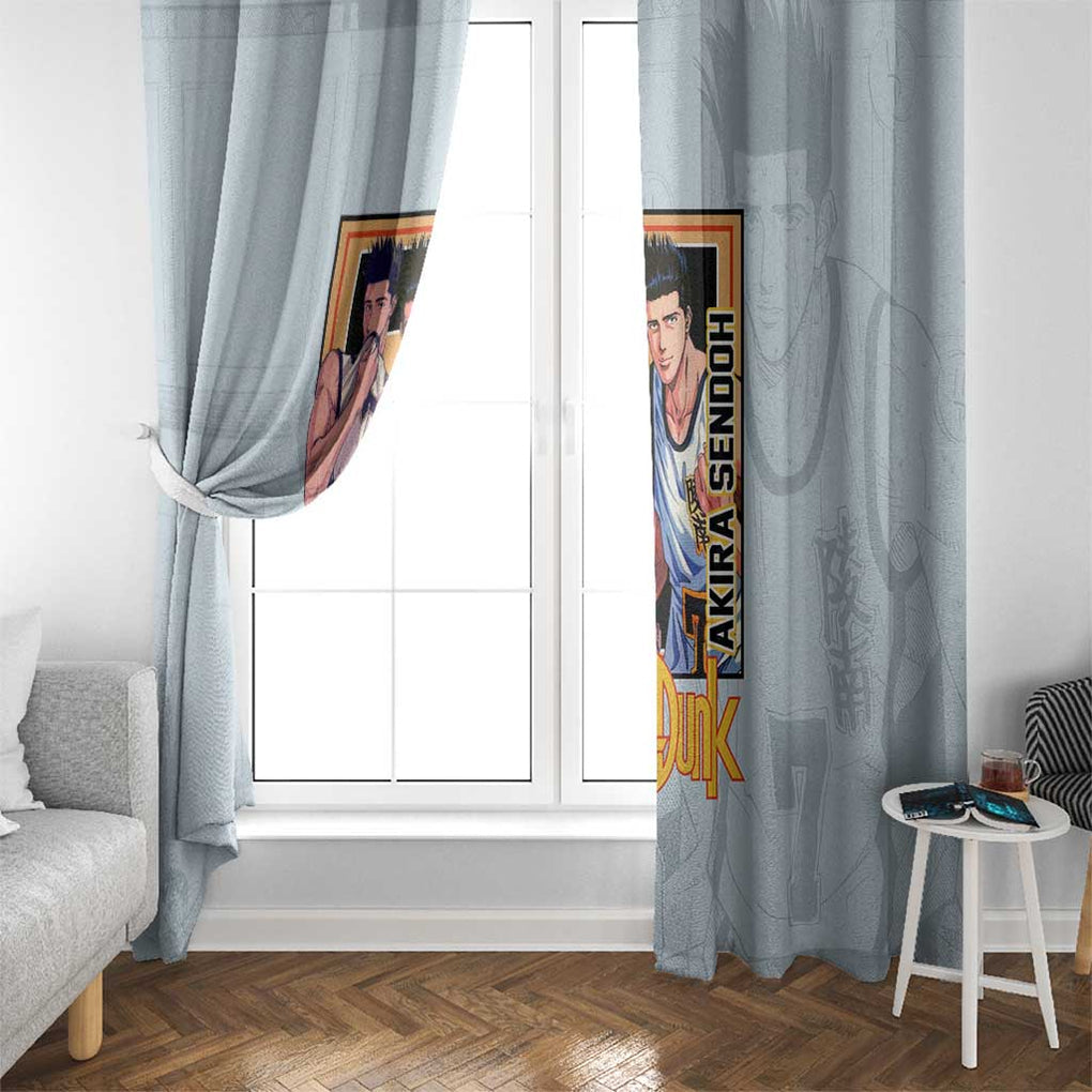 Akira Sendoh Slam Dunk Window Curtain Japan Anime Style