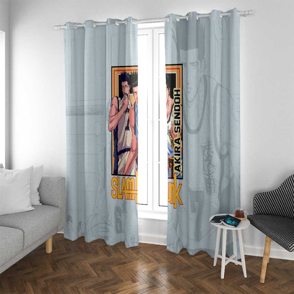 Akira Sendoh Slam Dunk Window Curtain Japan Anime Style