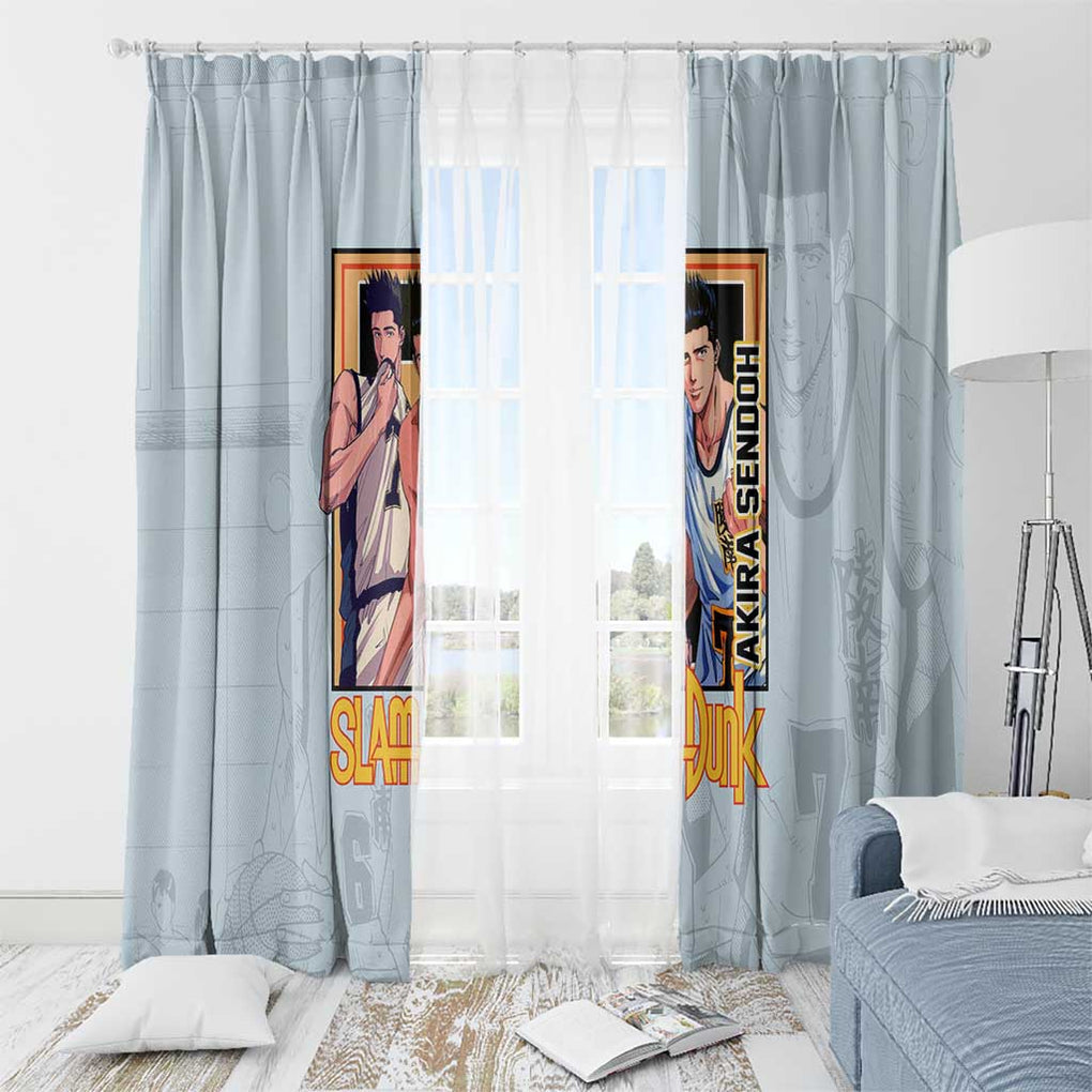 Akira Sendoh Slam Dunk Window Curtain Japan Anime Style