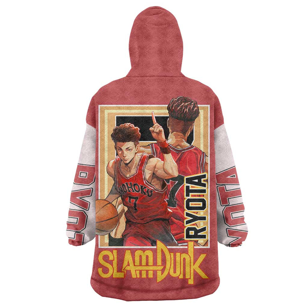 Ryota Miyagi Slam Dunk Wearable Blanket Hoodie Japan Anime Style