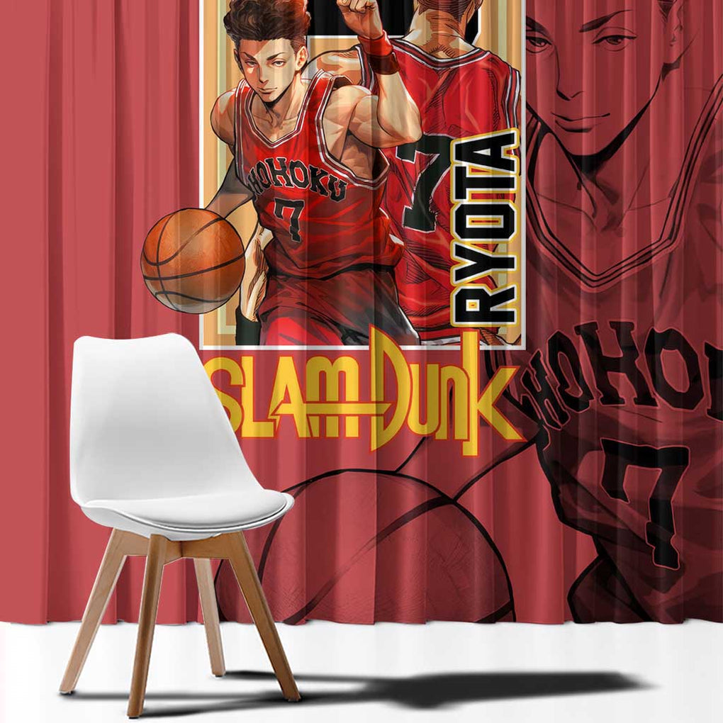 Ryota Miyagi Slam Dunk Window Curtain Japan Anime Style