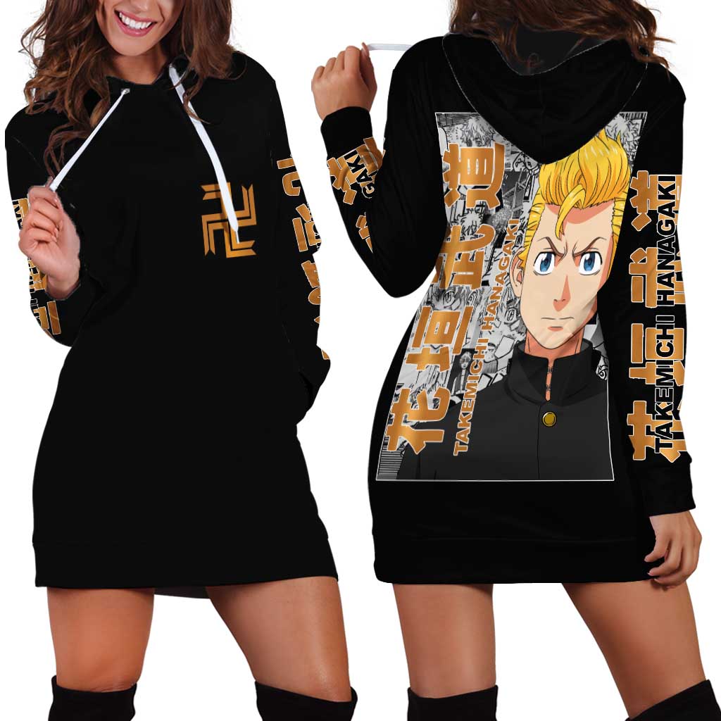 Hanagaki Takemichi Tokyo Revengers Hoodie Dress Japan Anime Style - The Mazicc