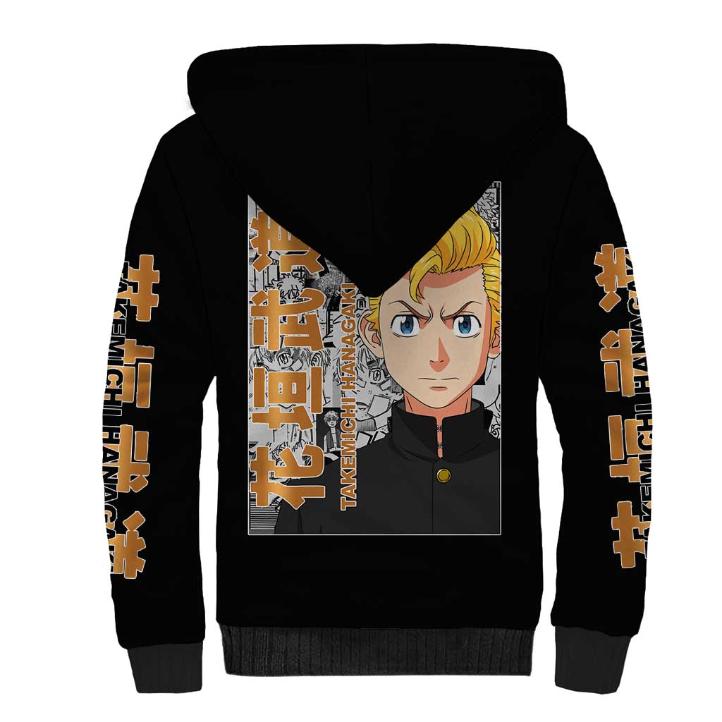 Hanagaki Takemichi Tokyo Revengers Sherpa Hoodie Japan Anime Style - The Mazicc