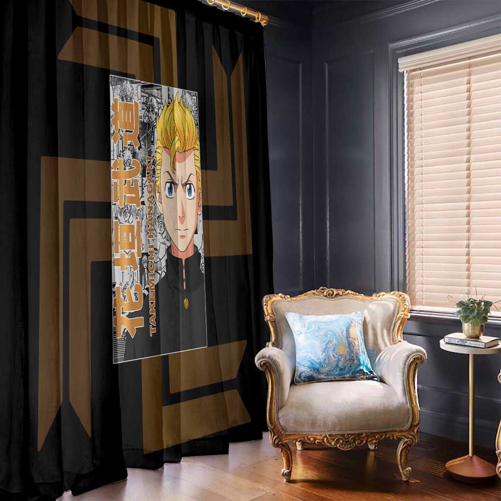 Hanagaki Takemichi Tokyo Revengers Window Curtain Japan Anime Style - The Mazicc