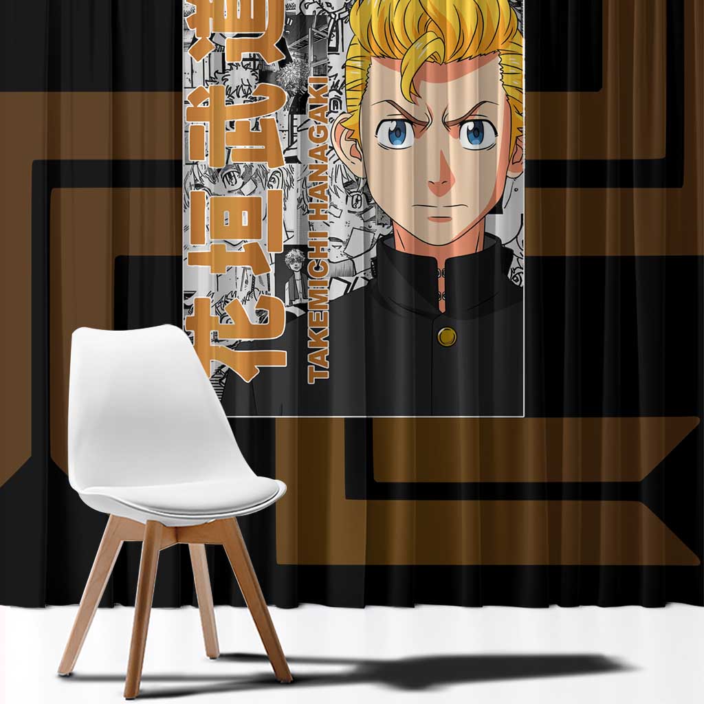 Hanagaki Takemichi Tokyo Revengers Window Curtain Japan Anime Style - The Mazicc