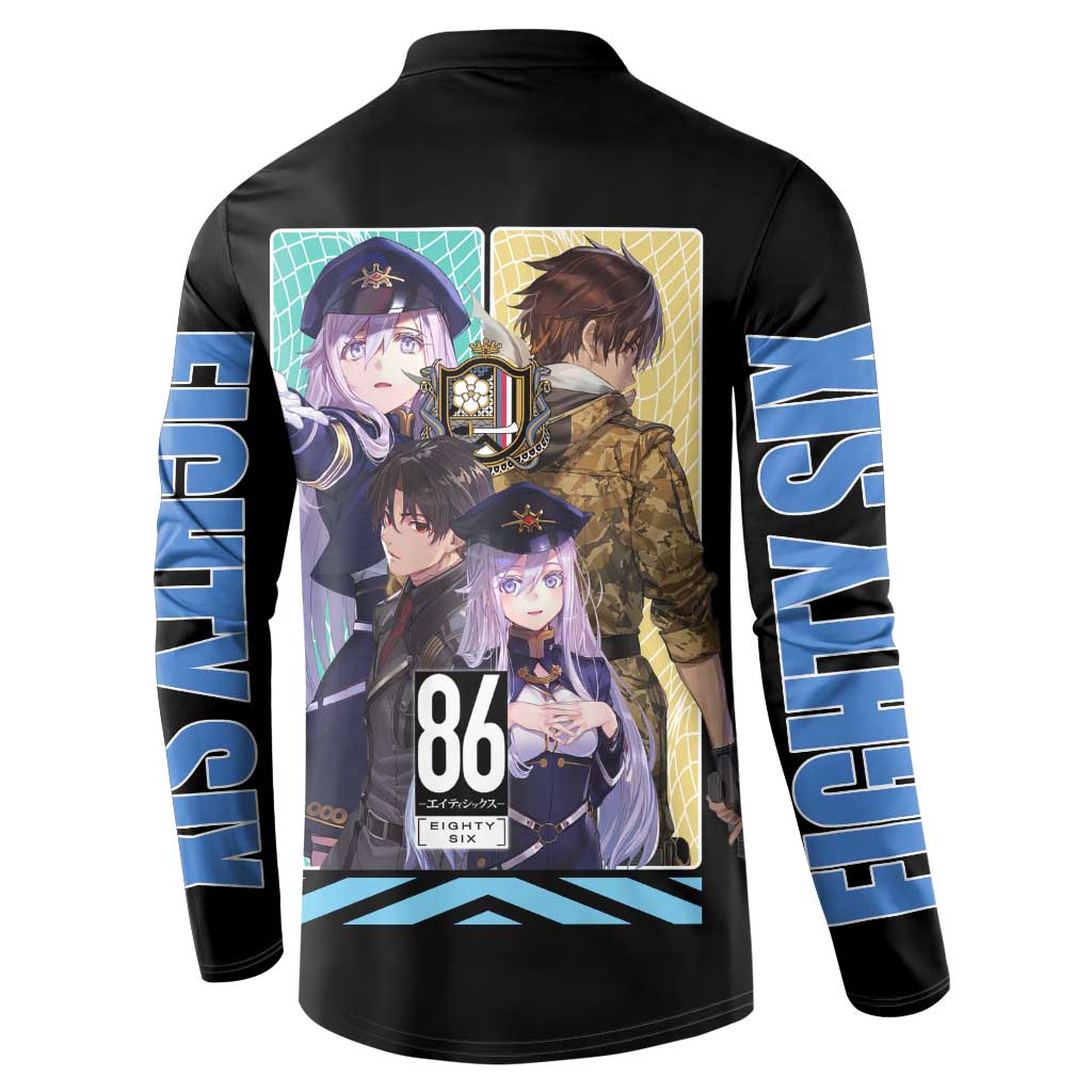86 Eighty Six Button Sweatshirt Anime Style - The Mazicc
