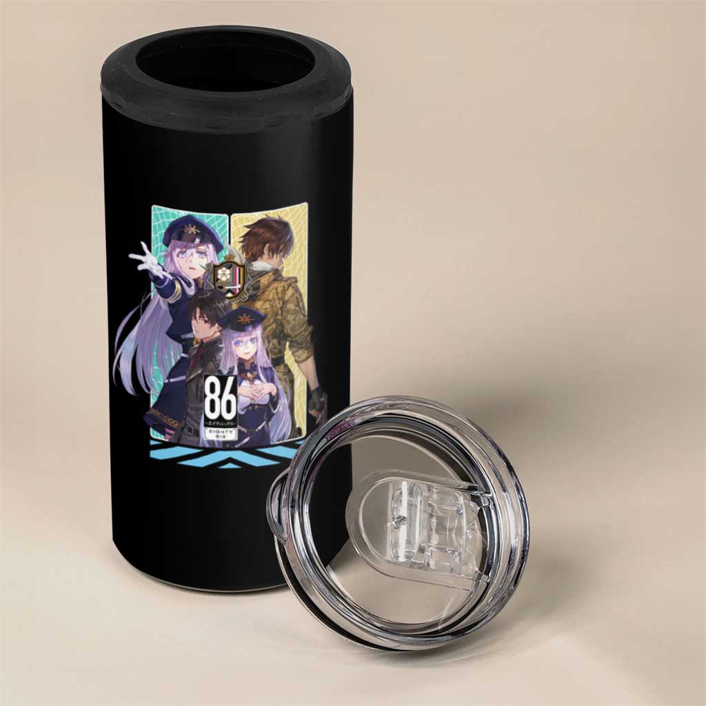 86 Eighty Six 4 in 1 Can Cooler Tumbler Anime Style - The Mazicc