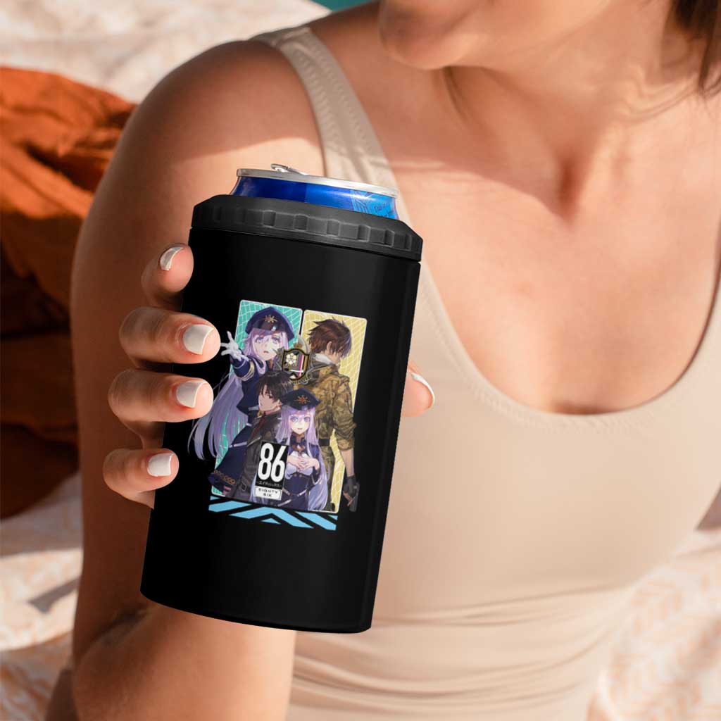86 Eighty Six 4 in 1 Can Cooler Tumbler Anime Style - The Mazicc