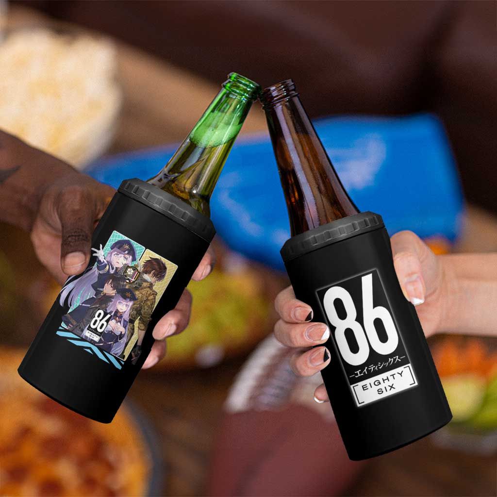 86 Eighty Six 4 in 1 Can Cooler Tumbler Anime Style - The Mazicc