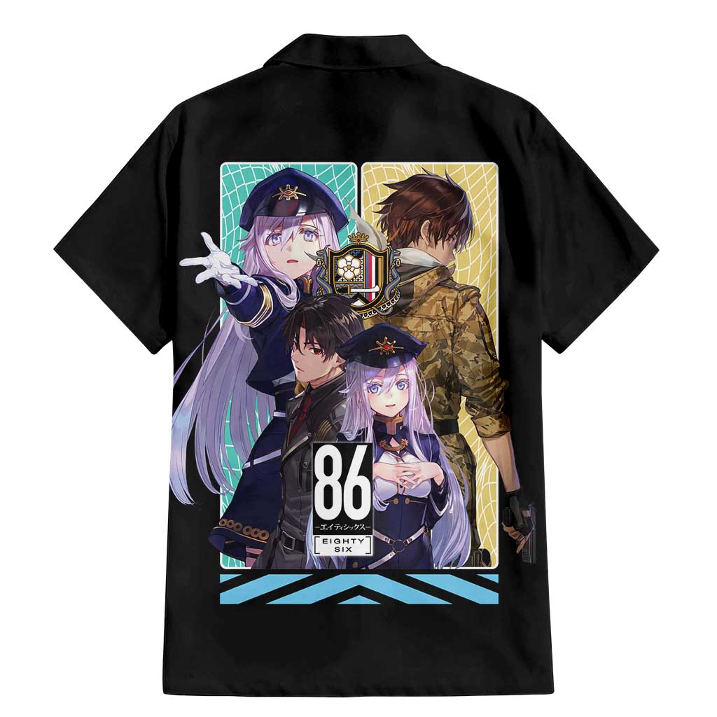 86 Eighty Six Family Matching Mermaid Dress and Hawaiian Shirt Anime Style - The Mazicc
