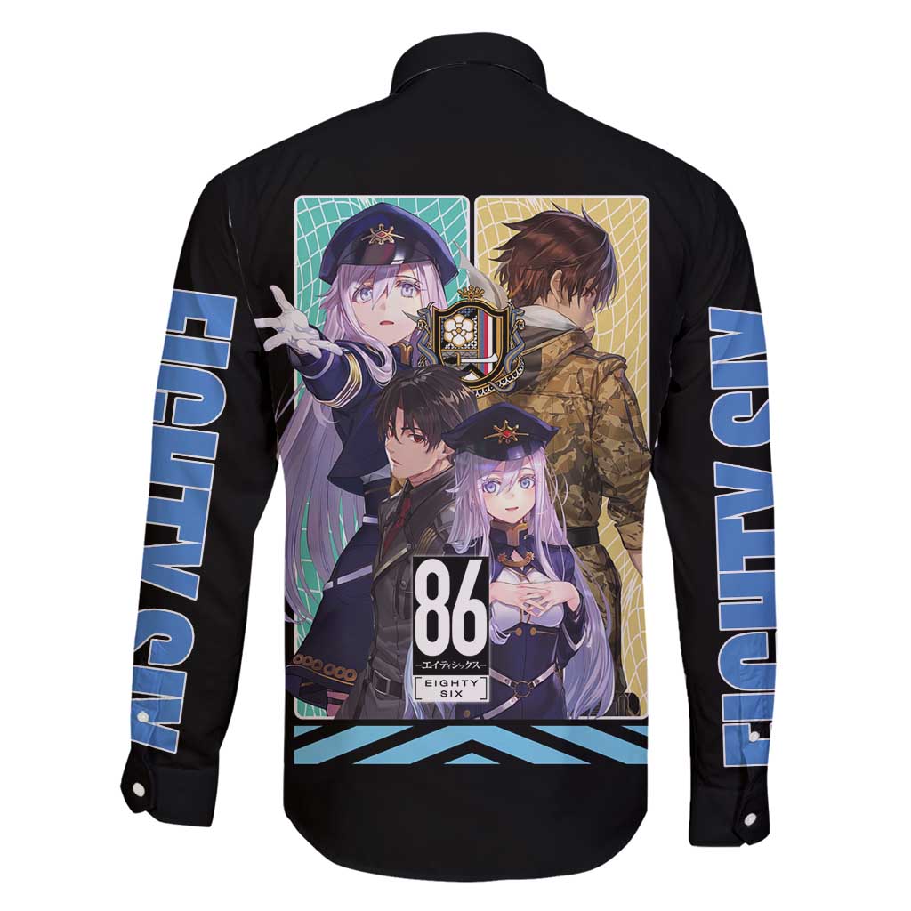 86 Eighty Six Family Matching Off Shoulder Maxi Dress and Hawaiian Shirt Anime Style - The Mazicc