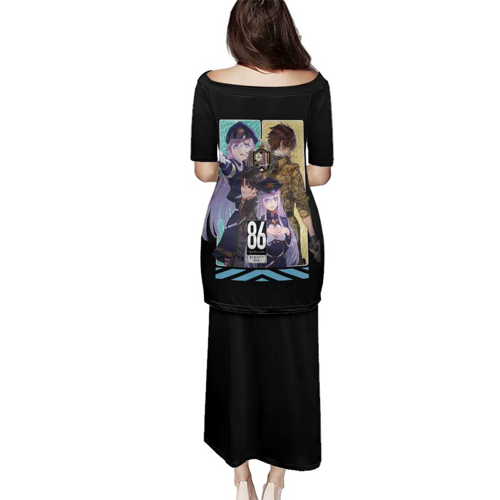86 Eighty Six Family Matching Puletasi and Hawaiian Shirt Anime Style - The Mazicc