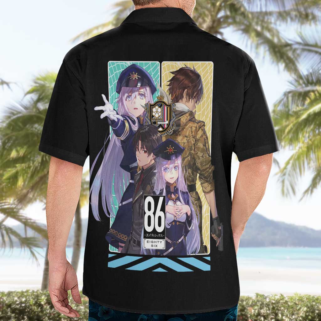 86 Eighty Six Hawaiian Shirt Anime Style - The Mazicc