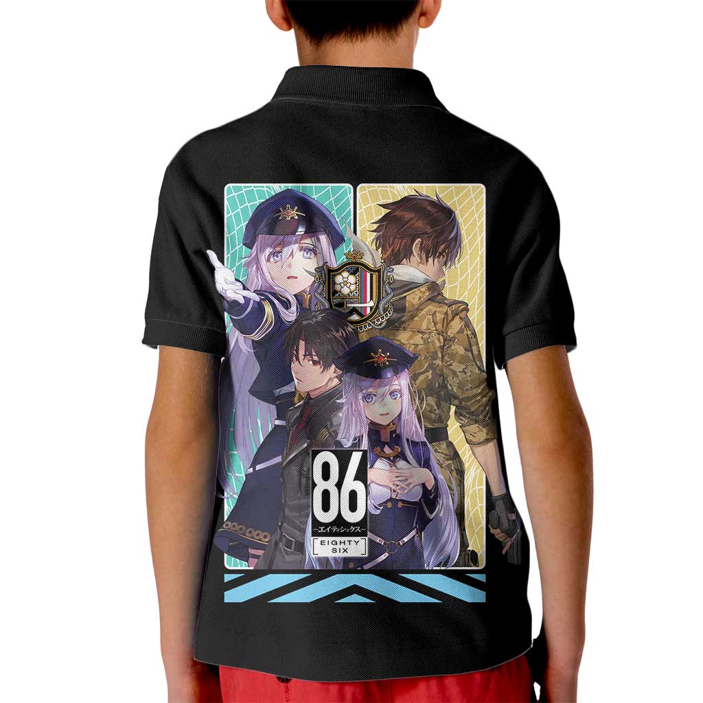86 Eighty Six Kid Polo Shirt Anime Style - The Mazicc