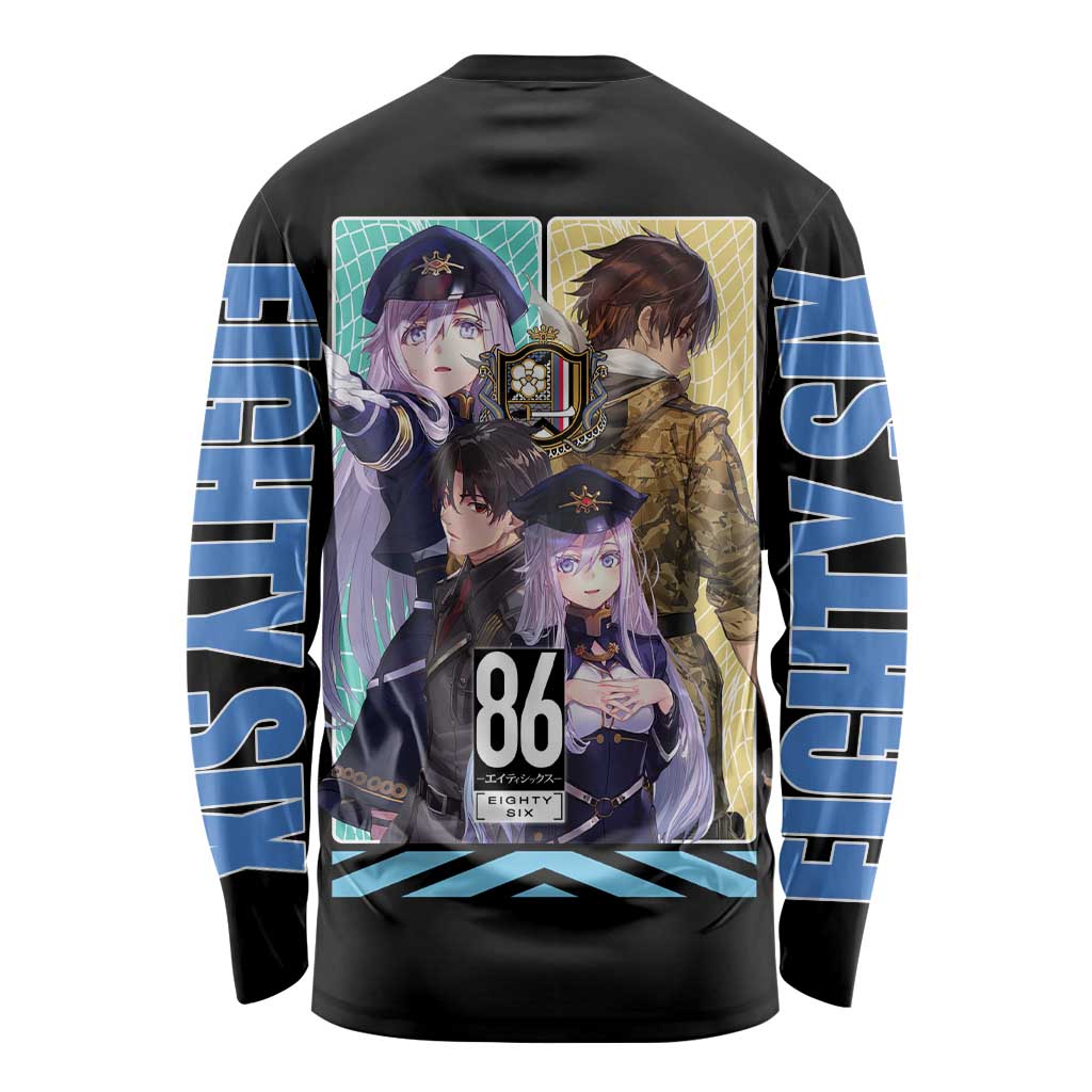 86 Eighty Six Long Sleeve Shirt Anime Style - The Mazicc