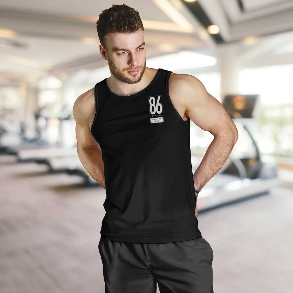 86 Eighty Six Men Tank Top Anime Style - The Mazicc