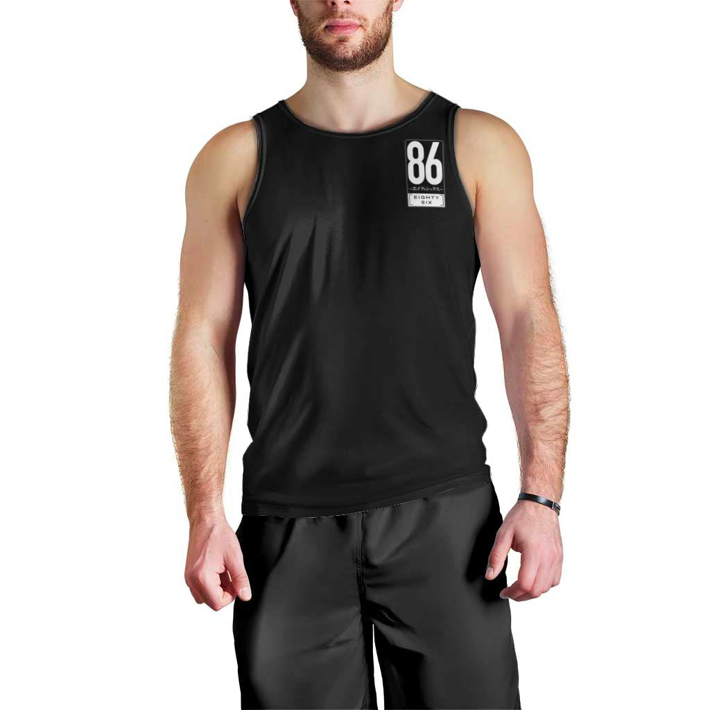 86 Eighty Six Men Tank Top Anime Style - The Mazicc