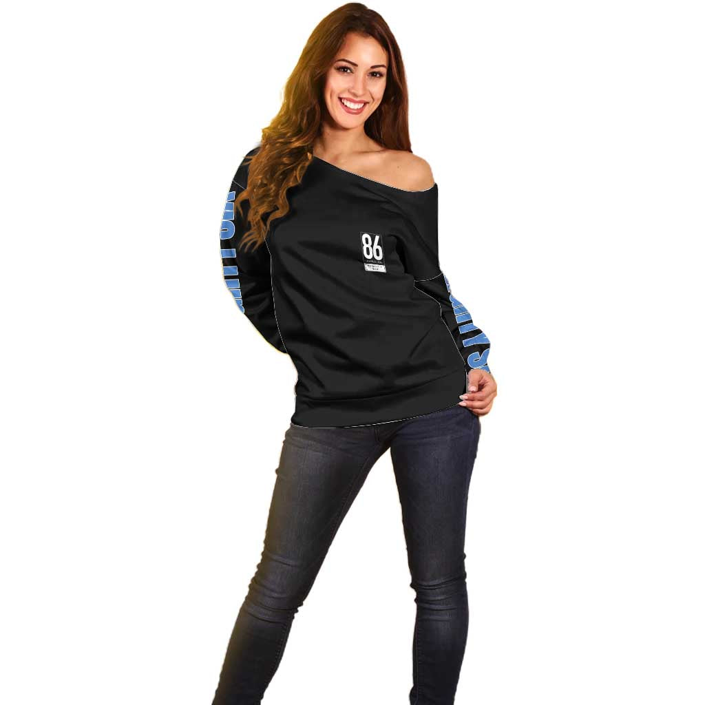 86 Eighty Six Off Shoulder Sweater Anime Style - The Mazicc
