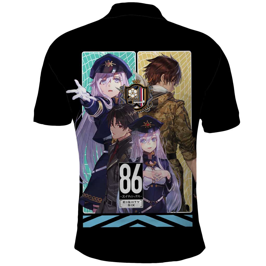 86 Eighty Six Polo Shirt Anime Style - The Mazicc