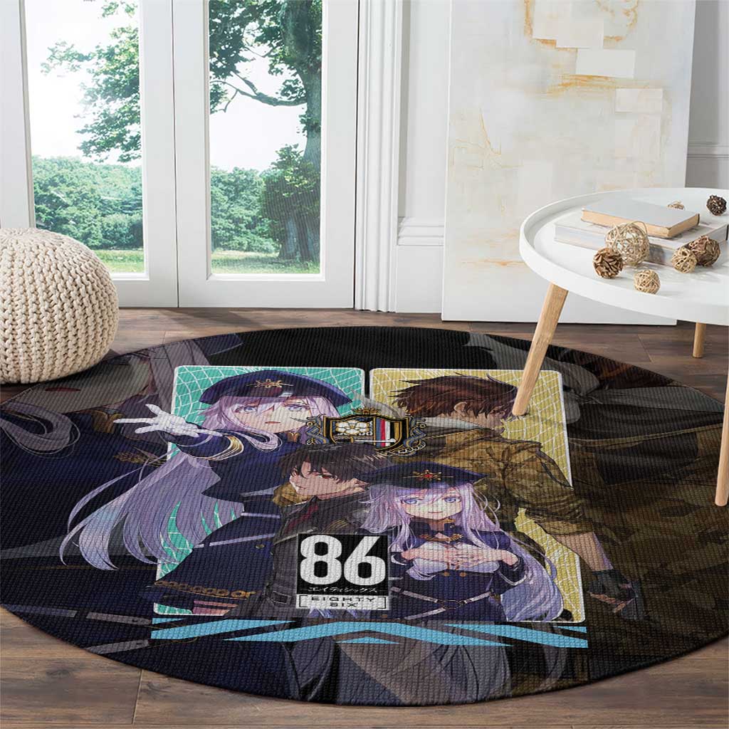 86 Eighty Six Round Carpet Anime Style - The Mazicc