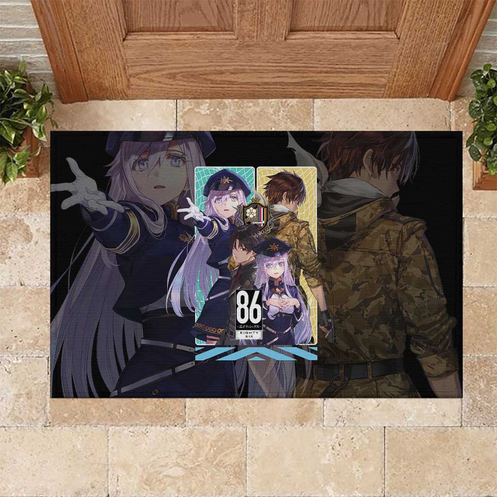 86 Eighty Six Rubber Doormat Anime Style - The Mazicc