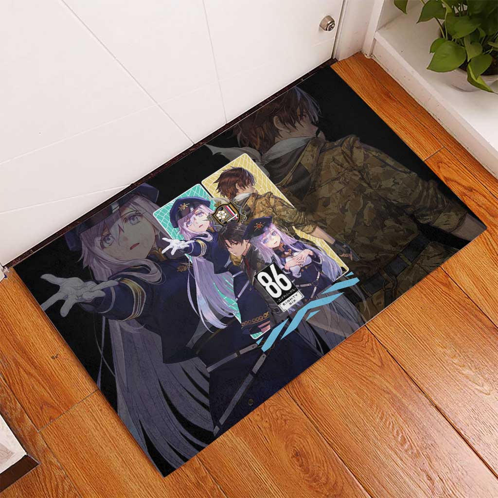86 Eighty Six Rubber Doormat Anime Style - The Mazicc
