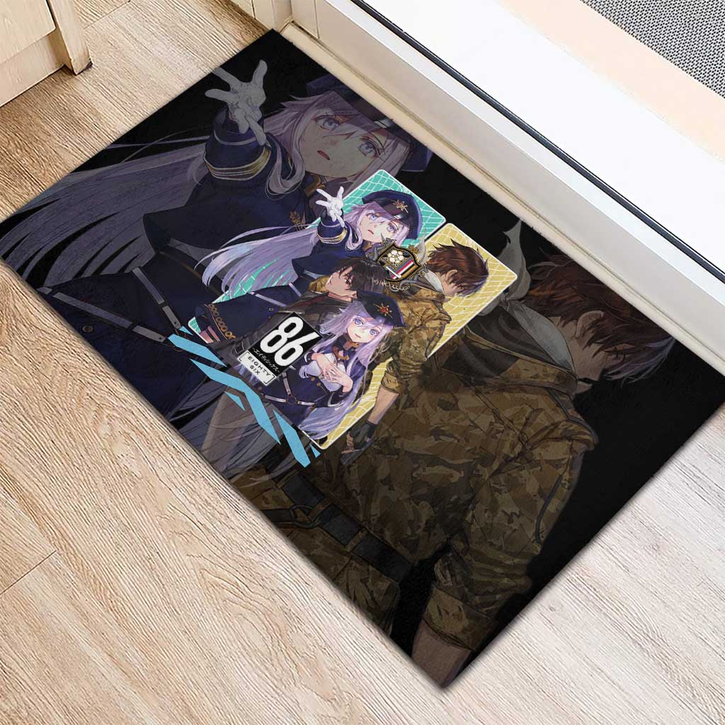 86 Eighty Six Rubber Doormat Anime Style - The Mazicc