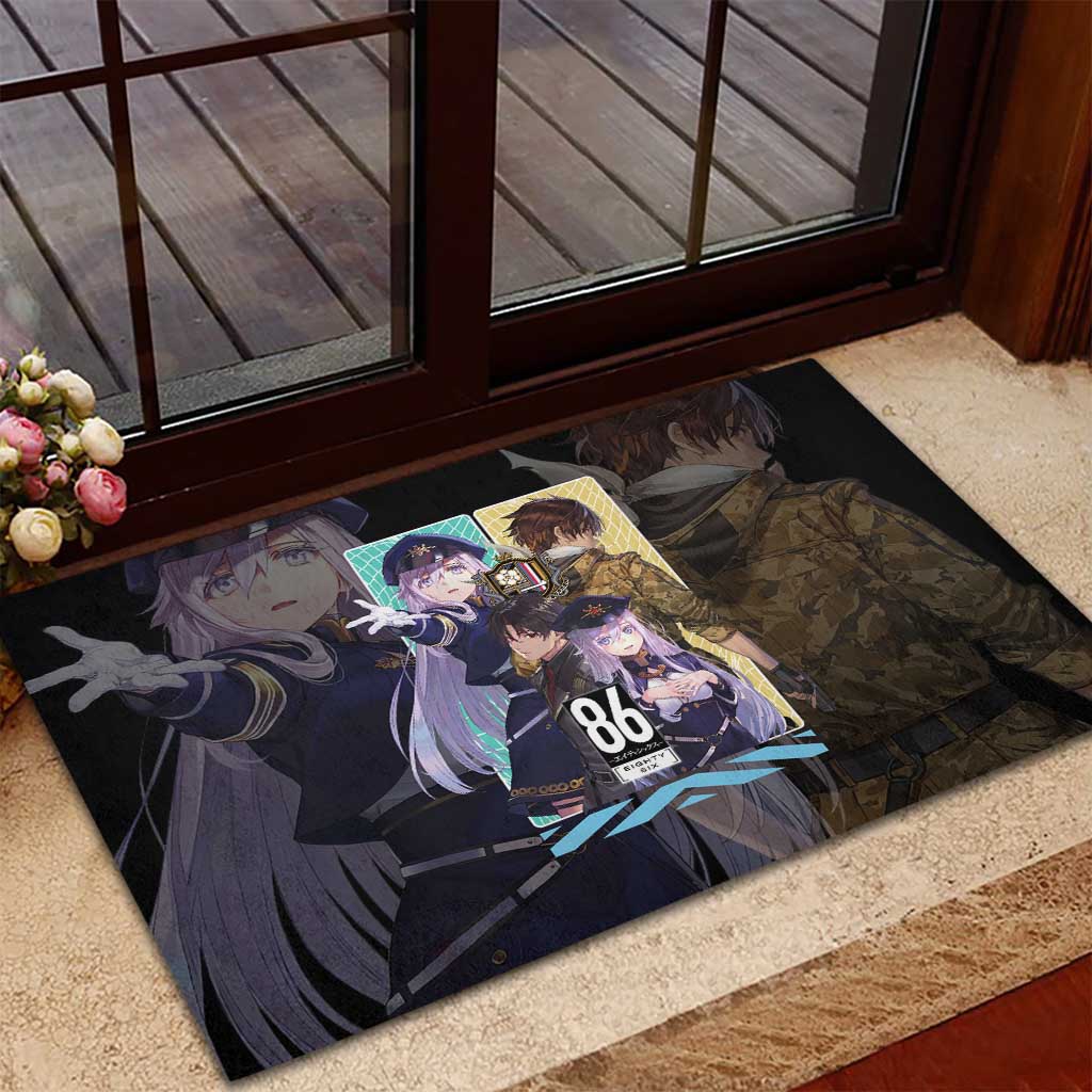 86 Eighty Six Rubber Doormat Anime Style - The Mazicc