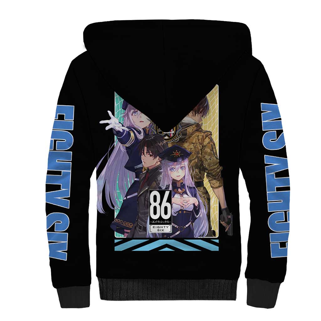 86 Eighty Six Sherpa Hoodie Anime Style - The Mazicc