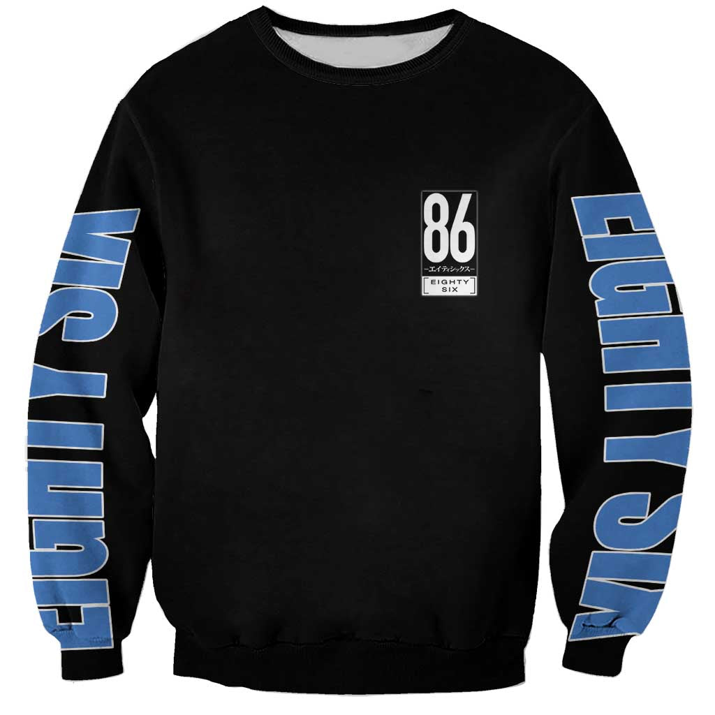 86 Eighty Six Sweatshirt Anime Style - The Mazicc