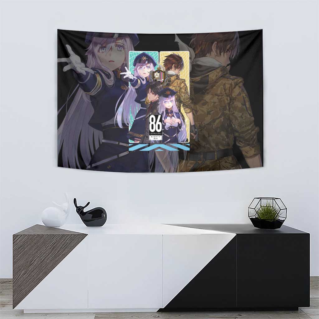 86 Eighty Six Tapestry Anime Style - The Mazicc