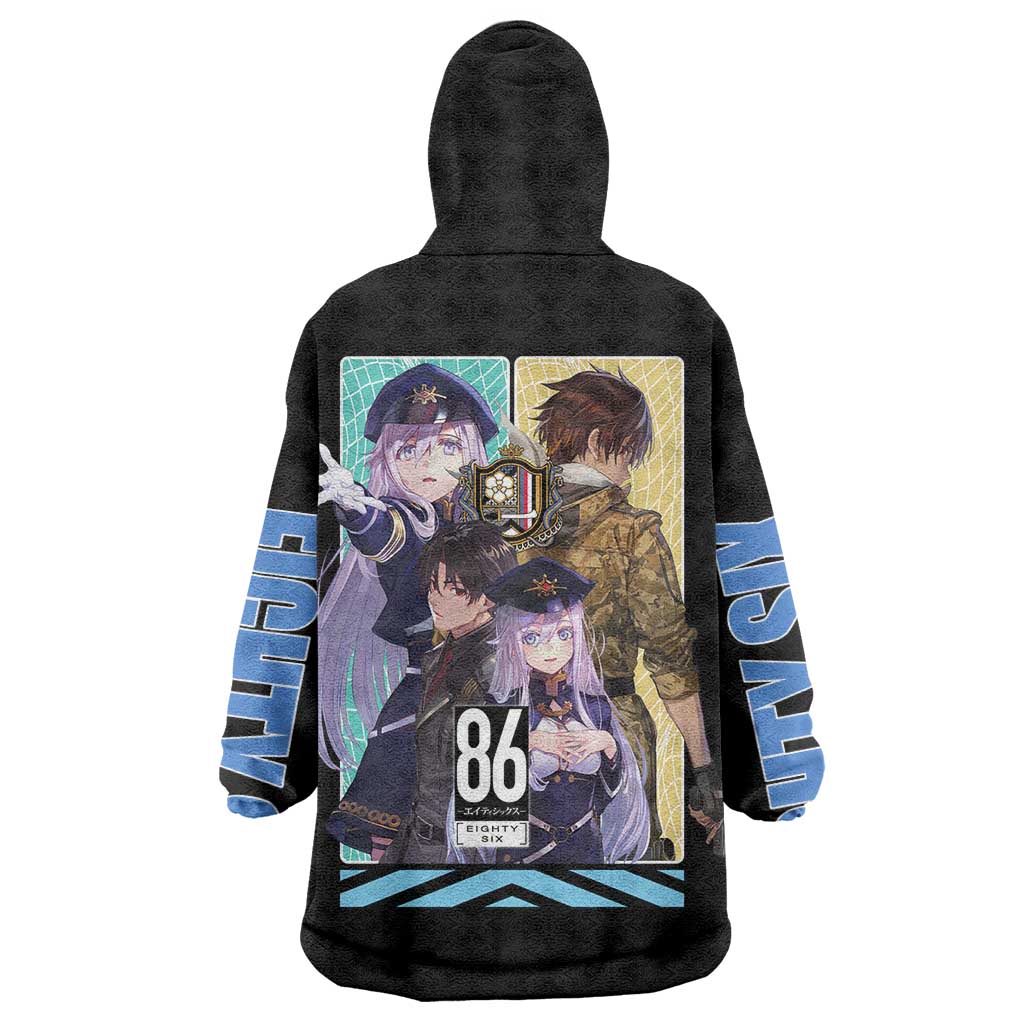 86 Eighty Six Wearable Blanket Hoodie Anime Style - The Mazicc