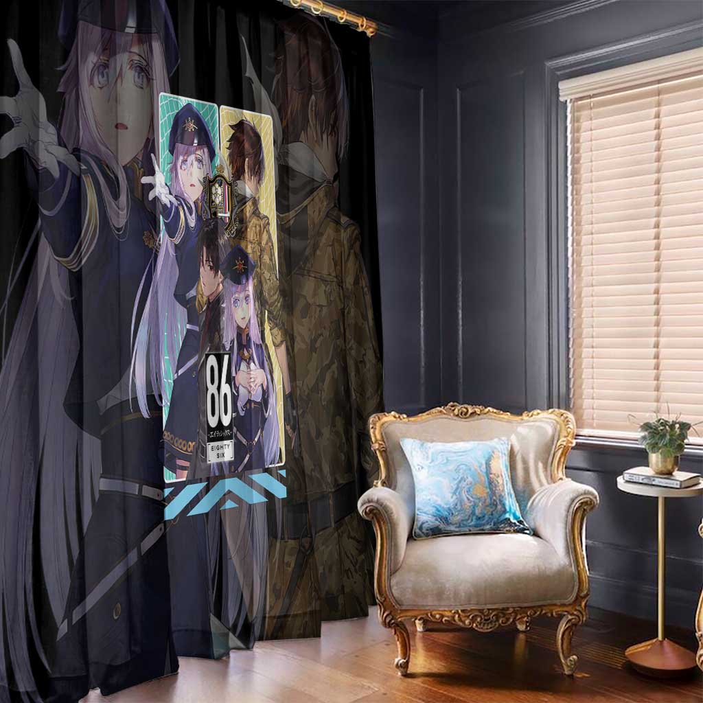 86 Eighty Six Window Curtain Anime Style - The Mazicc