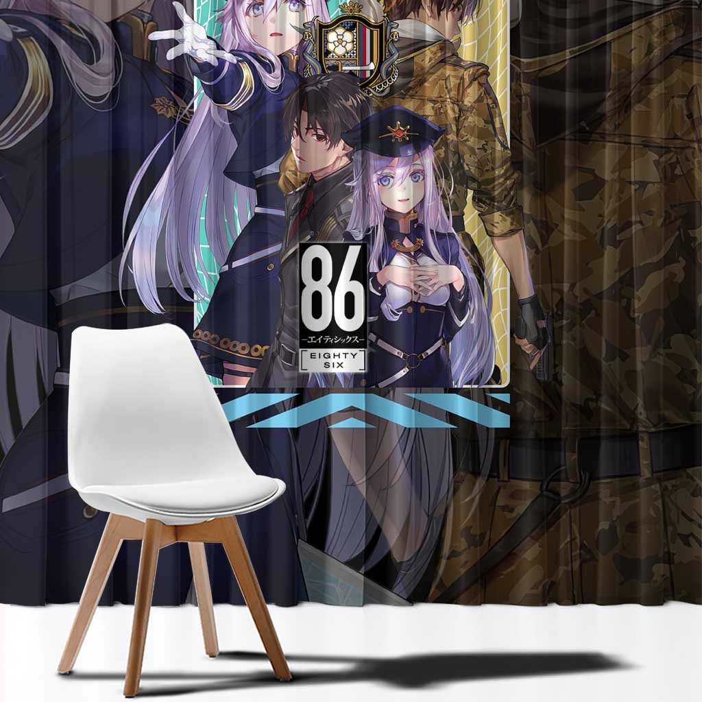86 Eighty Six Window Curtain Anime Style - The Mazicc