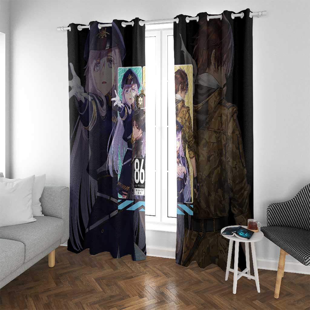 86 Eighty Six Window Curtain Anime Style - The Mazicc