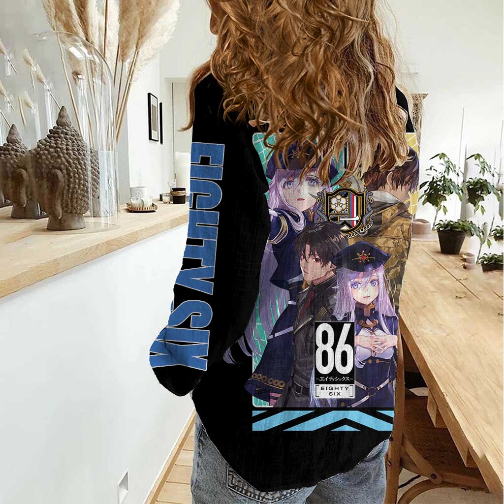 86 Eighty Six Women Casual Shirt Anime Style - The Mazicc