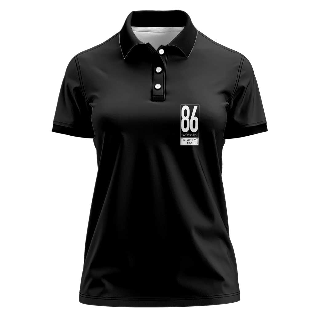 86 Eighty Six Women Polo Shirt Anime Style - The Mazicc
