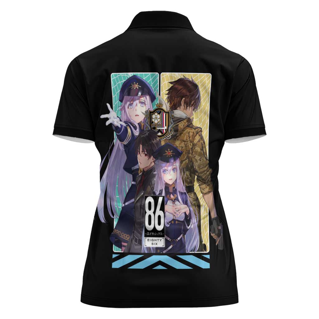 86 Eighty Six Women Polo Shirt Anime Style - The Mazicc