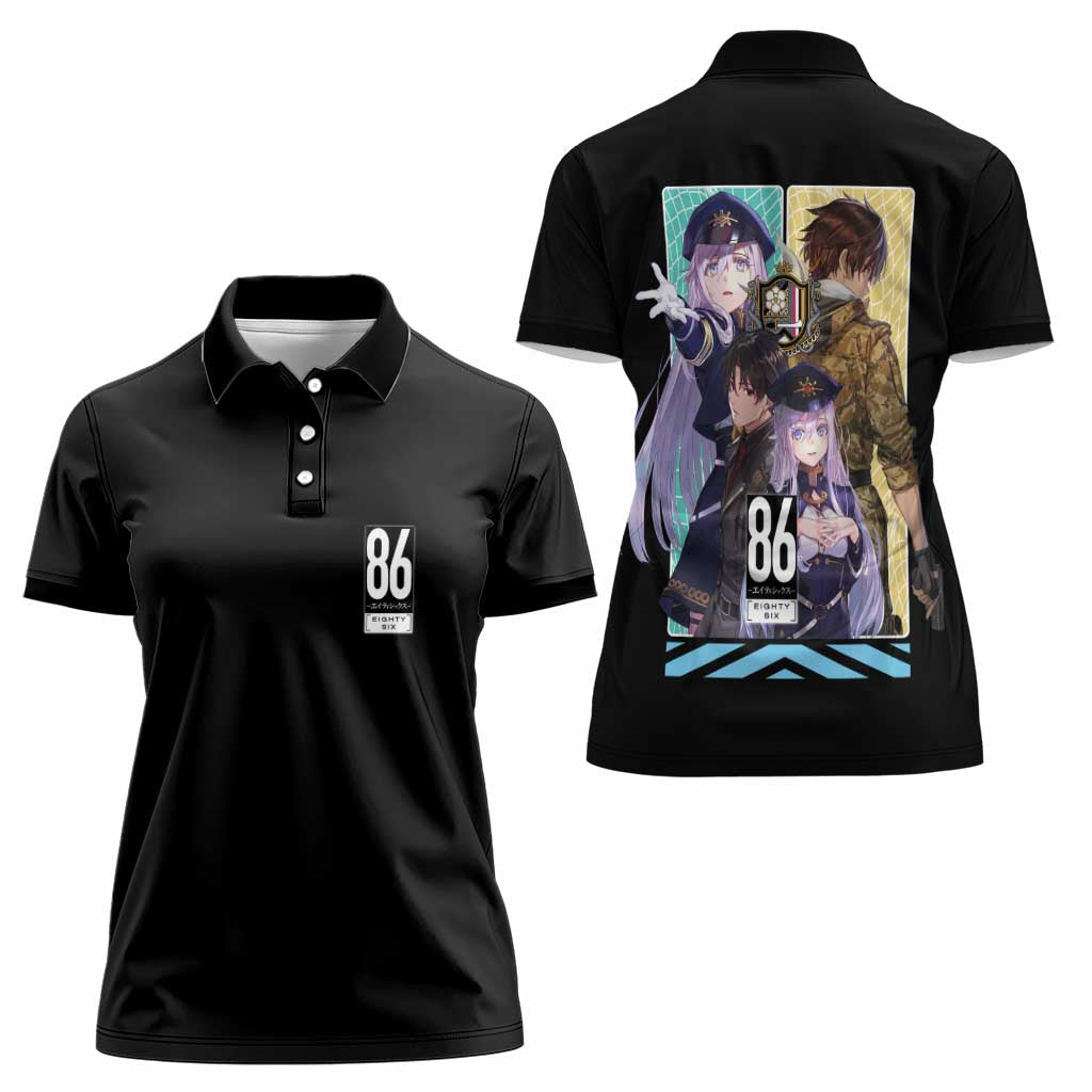 86 Eighty Six Women Polo Shirt Anime Style - The Mazicc