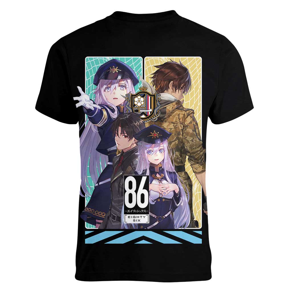 86 Eighty Six Women V-Neck T-Shirt Anime Style - The Mazicc