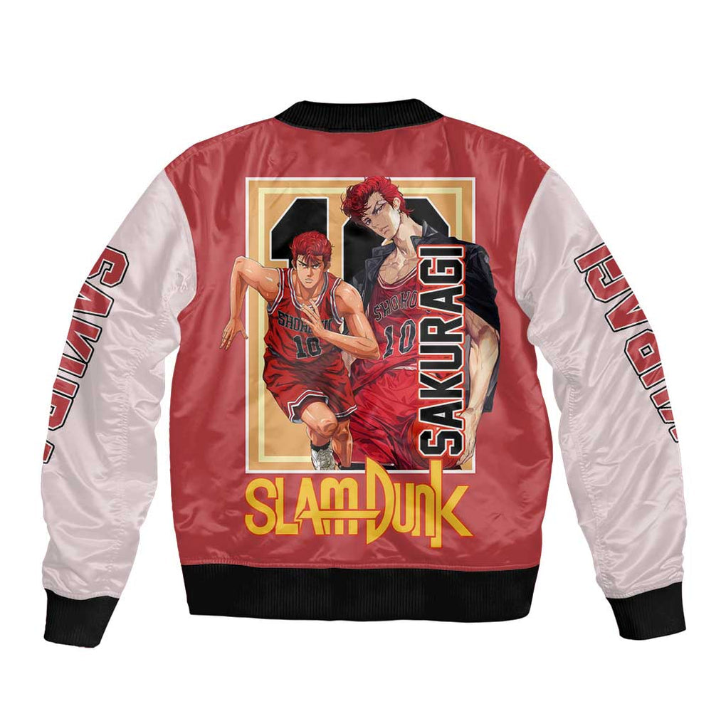 Hanamichi Sakuragi Slam Dunk Bomber Jacket Japan Anime Style